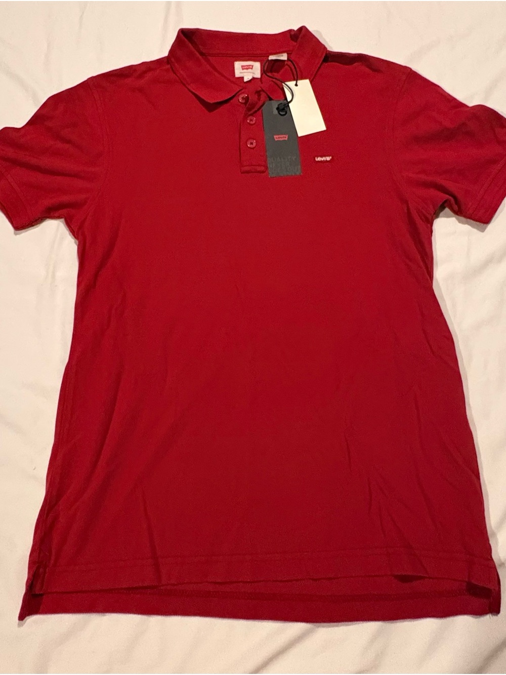 Levi’s Polo Casual Regular Fit Red Polo Shirt Size:Small W/Tags